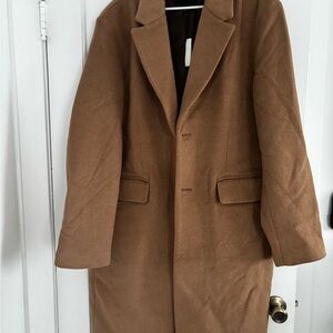 Banana Republic Tan Wool Coat